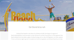 Desktop Screenshot of beachoase.ti-volley.at