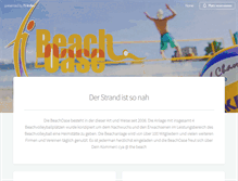 Tablet Screenshot of beachoase.ti-volley.at